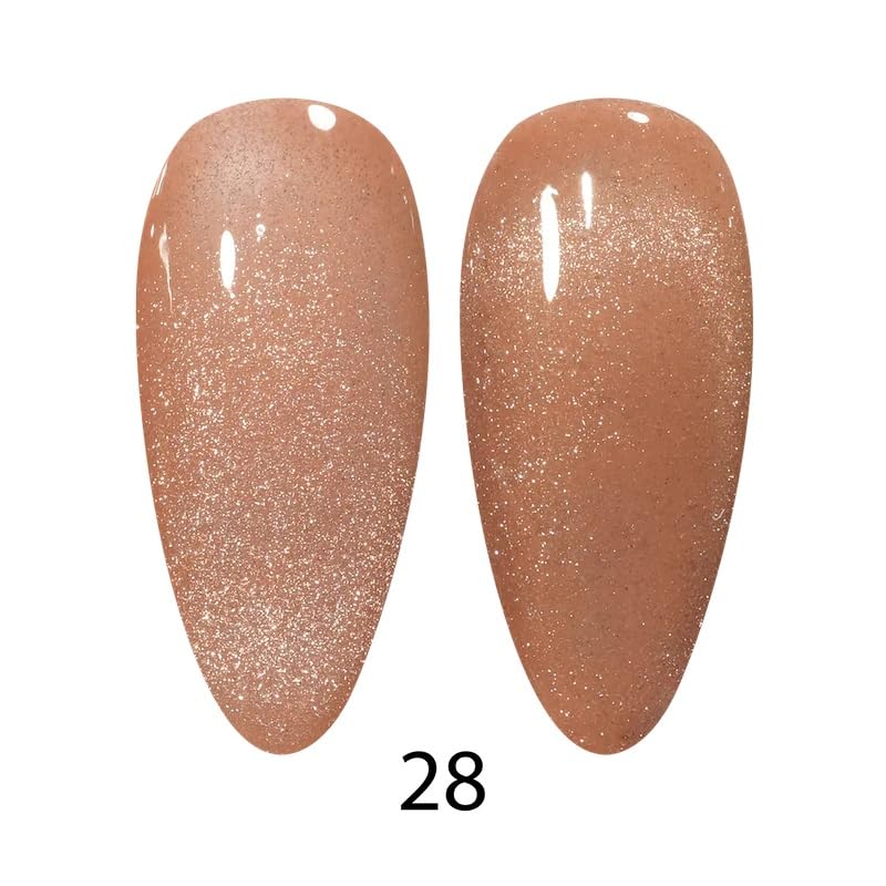 DND DC 9D Cateyes #28 – Caramel Lullaby, 0.6 OZ