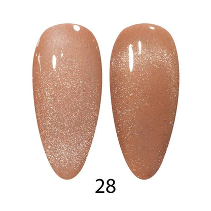DND DC 9D Cateyes #28 – Caramel Lullaby, 0.6 OZ