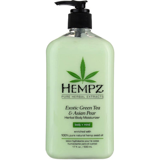 Hempz Body Moisturizer Té verde y pera asiática 17 fl. onz 