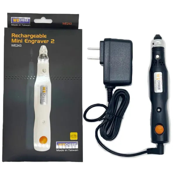 Nail Drill Portable Rechargeable Lithium Ion Mini Engraver 2 - Black