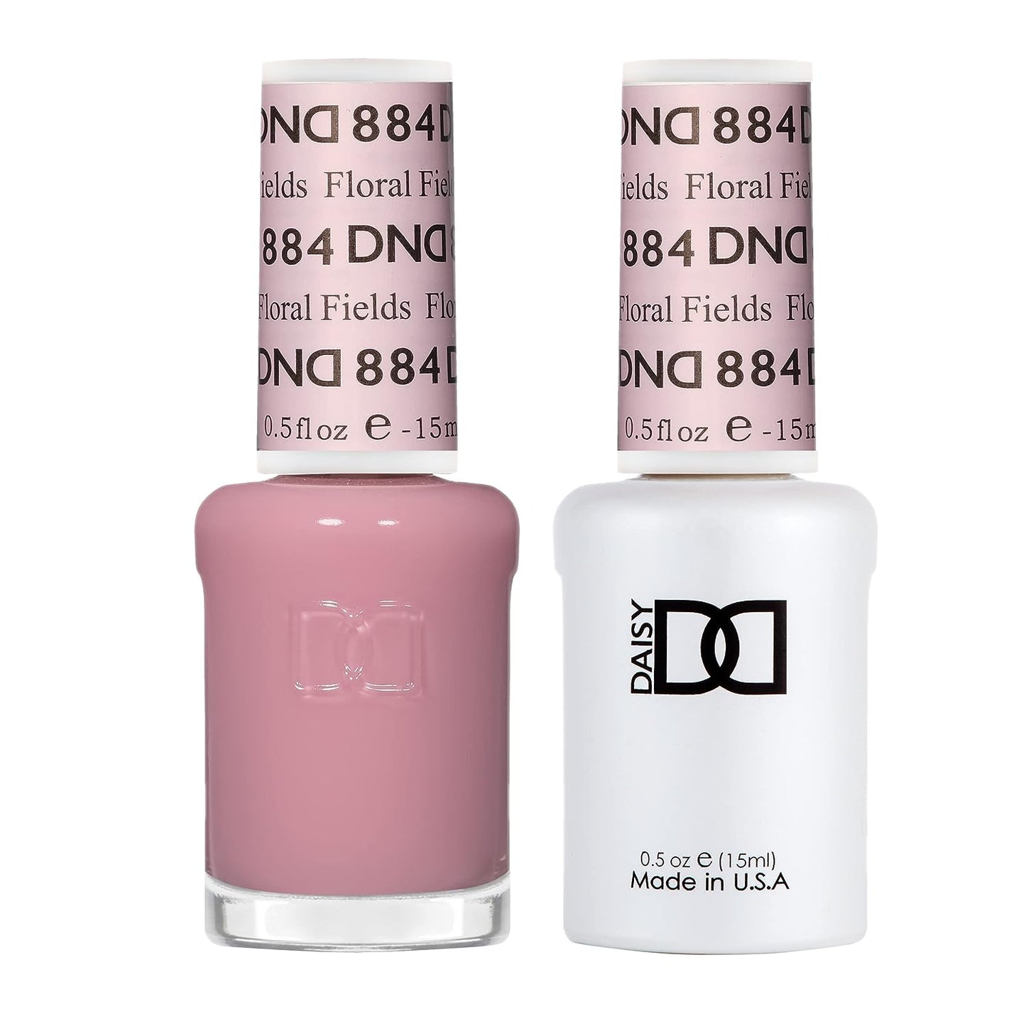 Set DND - Esmalte en gel y esmalte de uñas, 884 campos florales