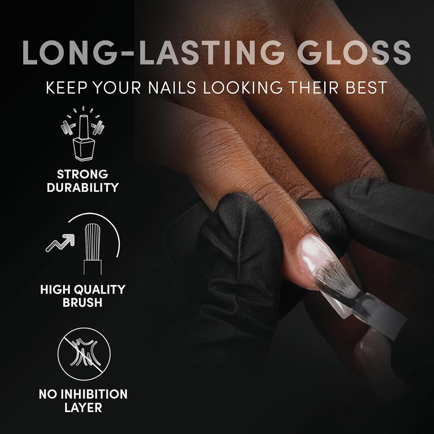 Chaun Legend - Soak off gel Non-Wipe Top Coat