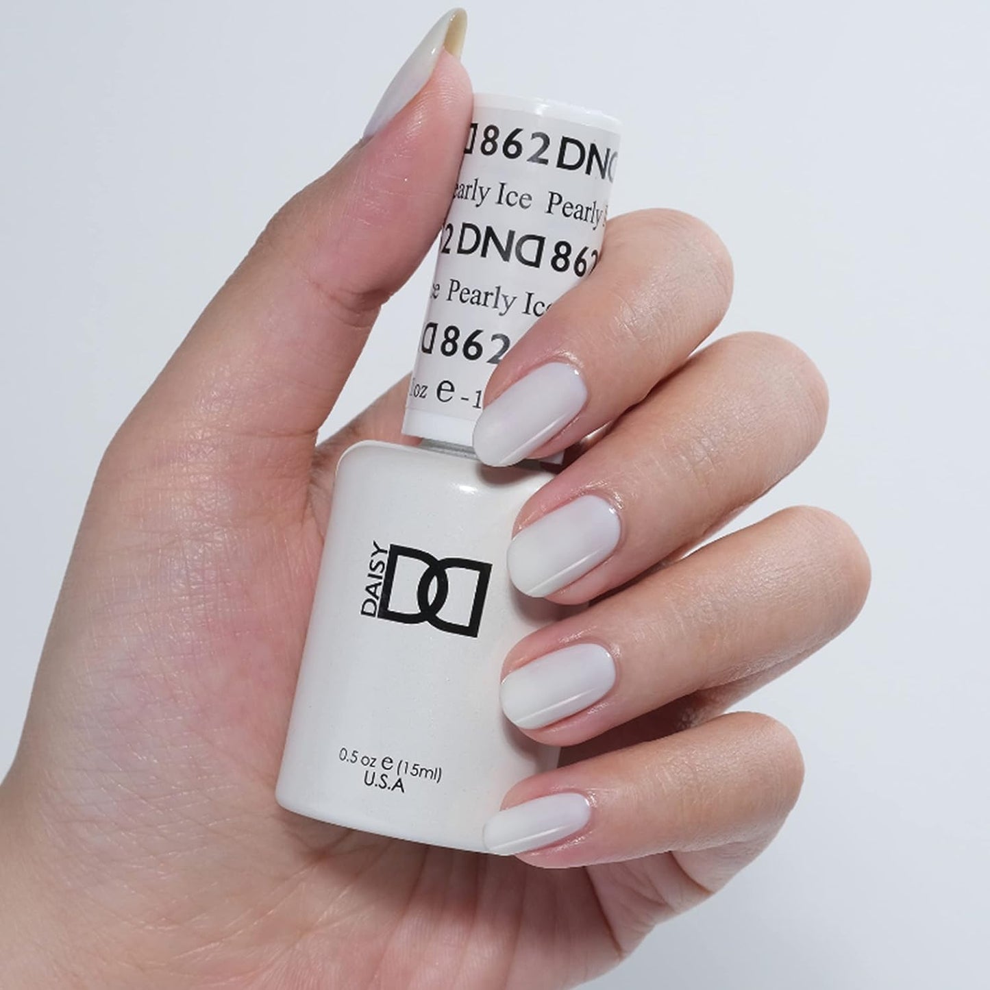 Bộ DND - Sơn gel và sơn móng tay, 862 Pearly Ice