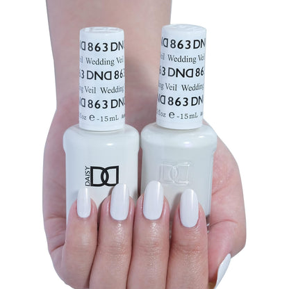 DND Gel Nail Polish Duo 863 - Wedding Veil