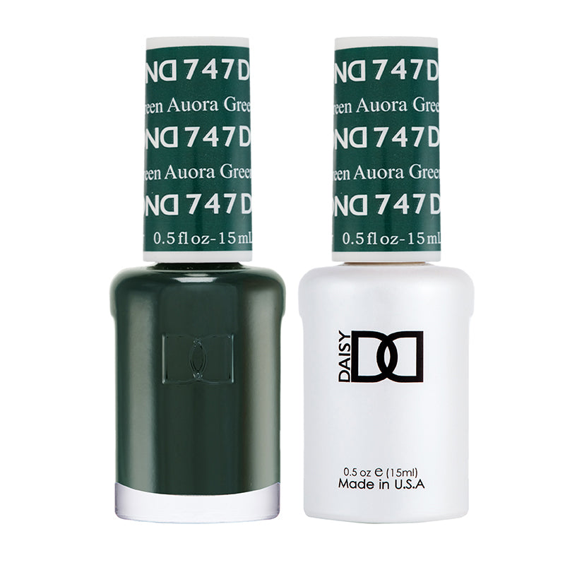 DND Gel Nail Polish Duo 747 - Aurora Green