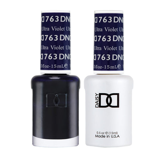 Bộ đôi sơn móng tay gel DND - Ultra Violet #763