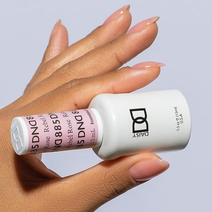 Sơn gel DND và sơn móng tay 885 Rebel Rose