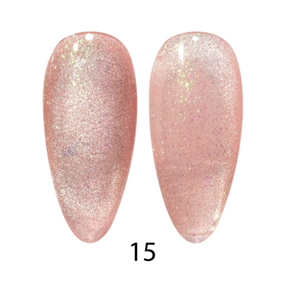 DND DC 9D CatEyes Gel #15- Vỏ ốc xà cừ