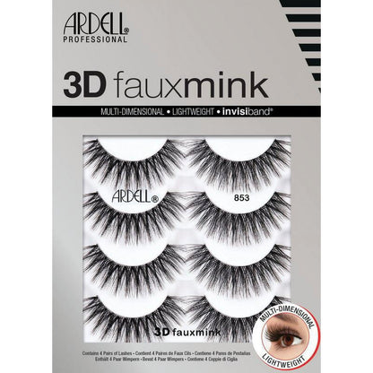 Ardell Lashes 3D Faux Mink Multipack #853 - 4 Pairs
