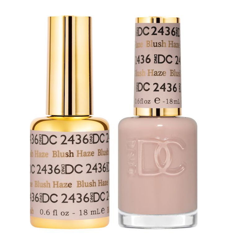 DND DC Premium set Gel Color Matching Polish Color - 2436 Blush Haze