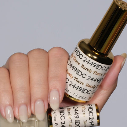 DND DC Premium set Gel Color Matching Polish Color - Barely There #2449