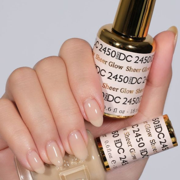 DND DC Premium set Gel Color Matching Polish Color - Sheer Glow #2450