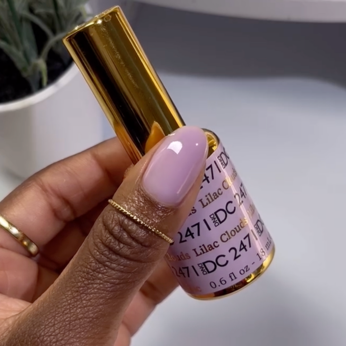 DND DC Premium set Gel Color Matching Polish Color - Lilac Clouds #2471