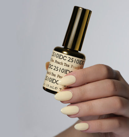 Bộ sơn gel DND DC Premium Color Matching Polish Color - Peach Tea #2510