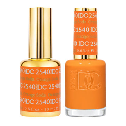 Bộ sơn gel DND DC Premium Color Matching Polish Color - Orange Soda #2540