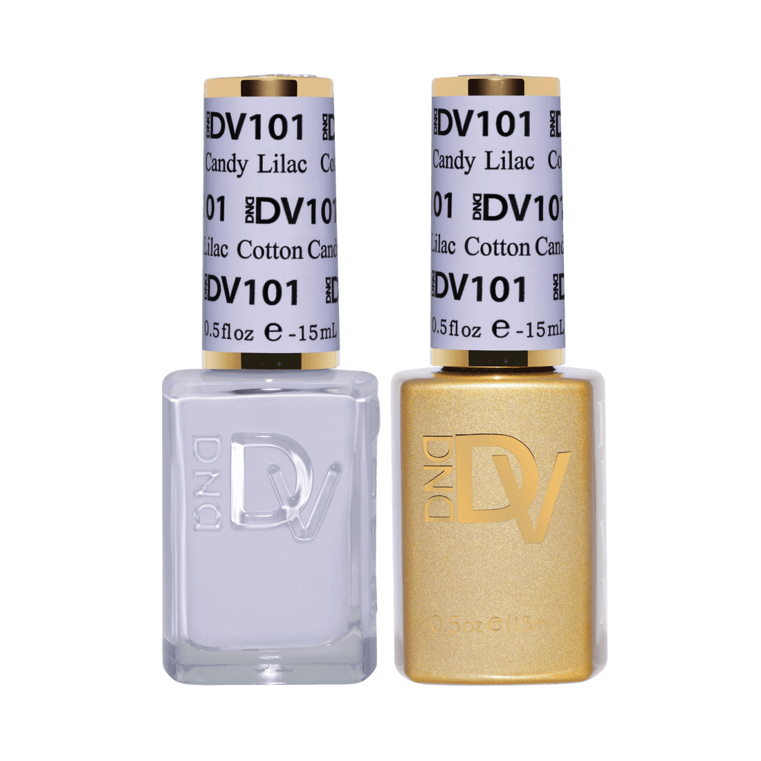 DND Diva Gel & Nail Polish - Cotton Candy Lilac #101