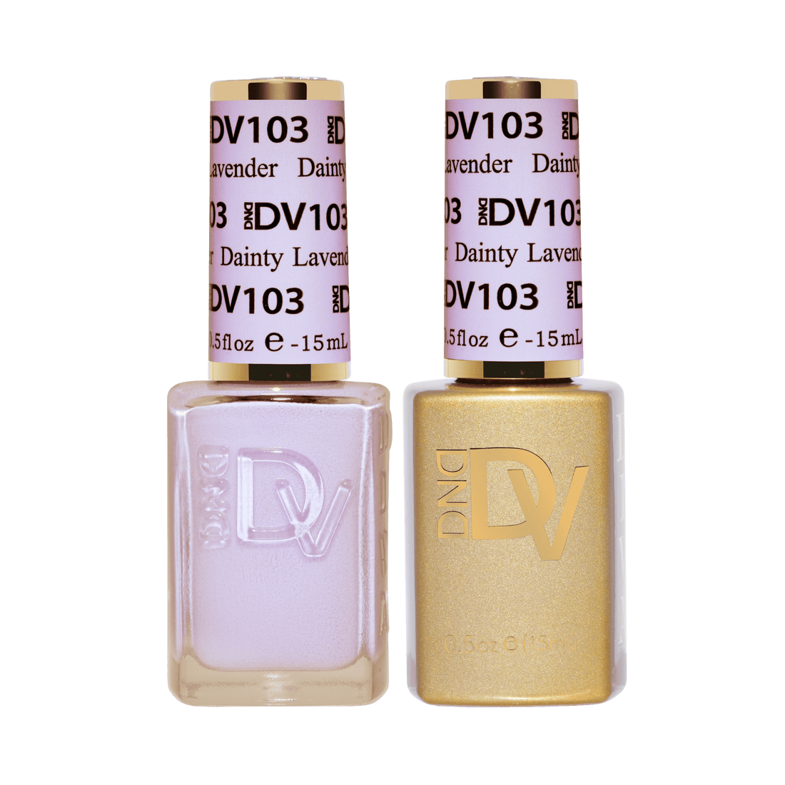 DND Diva Gel & Nail Polish - Dainty Lavender #103