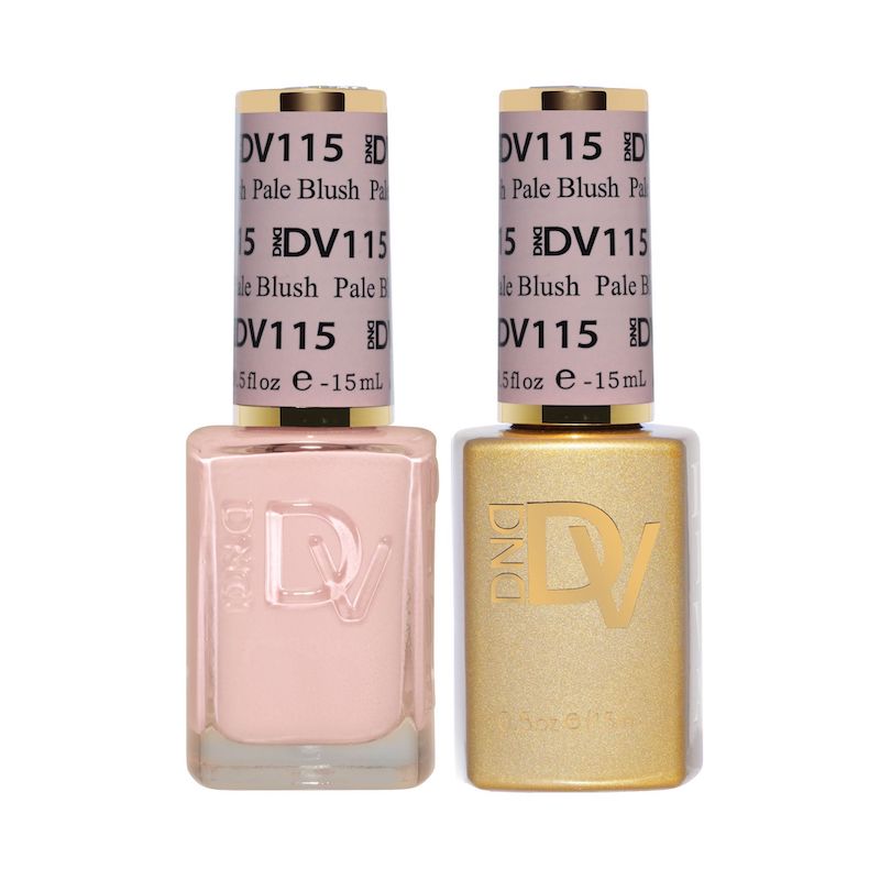 DND Diva Gel & Nail Polish - Pale Blush #115
