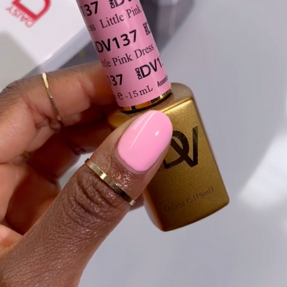 DND Diva Gel & Nail Polish - Little Pink Dress #137