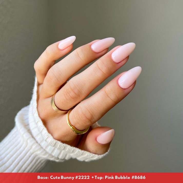 DND Matching Soak off Gel + Esmalte de uñas - Bubble Pink #8686
