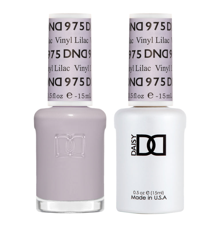 Bộ DND - Sơn gel và sơn móng tay, Vinyl Lilac #975