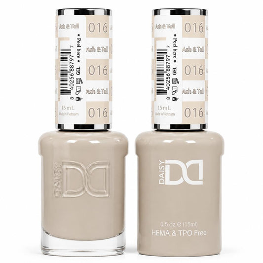 DND HEMA & TPO FREE Gel Polish Duo - #016 Ash & Tell