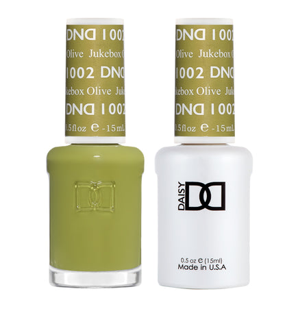 DND Gel Nail Polish Duo 1002 - Jukebox Olive