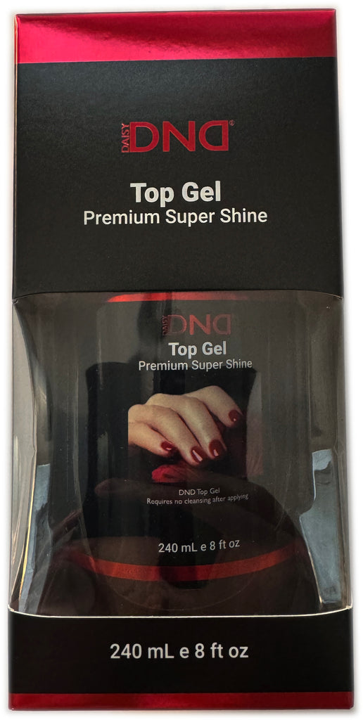 Lớp phủ bóng DND Premium Super Shine No Cleanse 16oz 
