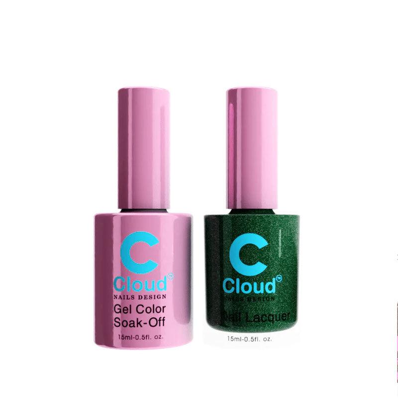 Chisel Cloud Florida #101 gel and matching nail lacquer bottle pair