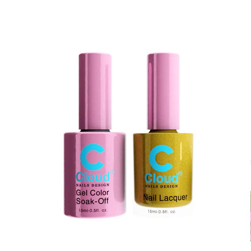 Chisel Cloud Florida #102 gel and matching nail lacquer bottle pair