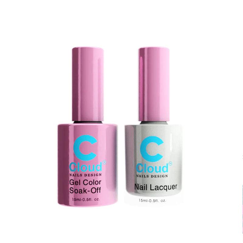 Chisel Cloud Florida #106 gel and matching nail lacquer bottle pair