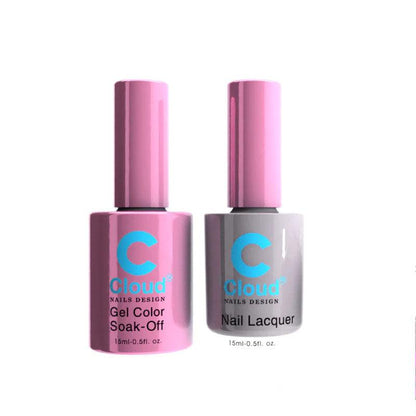 Chisel Cloud Florida #109 gel and matching nail lacquer bottle pair
