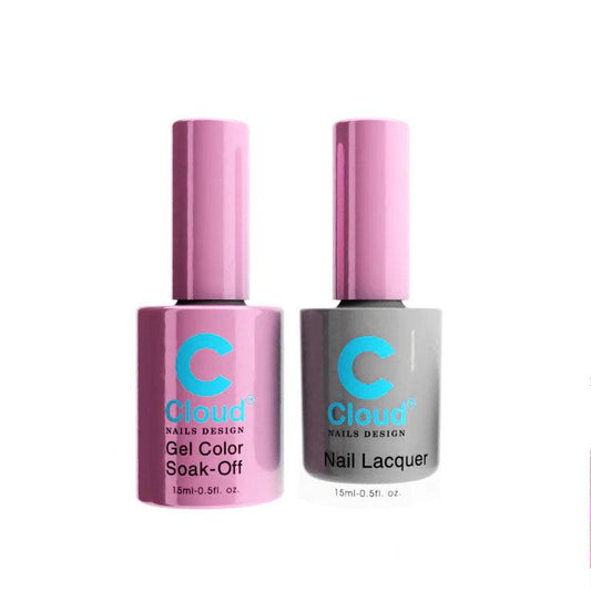 Chisel Cloud Florida #011 gel and matching nail lacquer bottle pair
