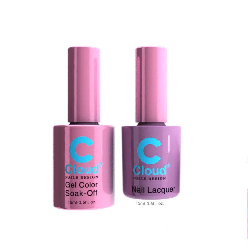 Chisel Cloud Florida #110 gel and matching nail lacquer bottle pair