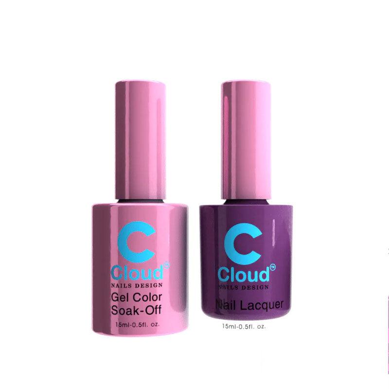 Chisel Cloud Florida #111 gel and matching nail lacquer bottle pair