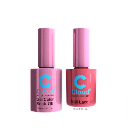 Chisel Cloud Florida #112 gel and matching nail lacquer bottle pair