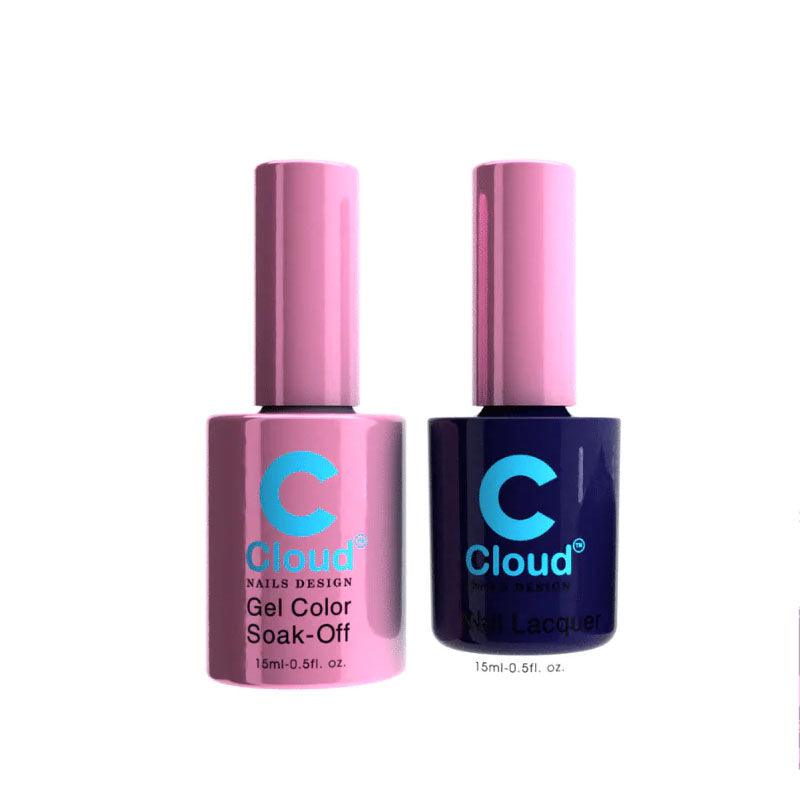Chisel Cloud Florida #113 gel and matching nail lacquer bottle pair