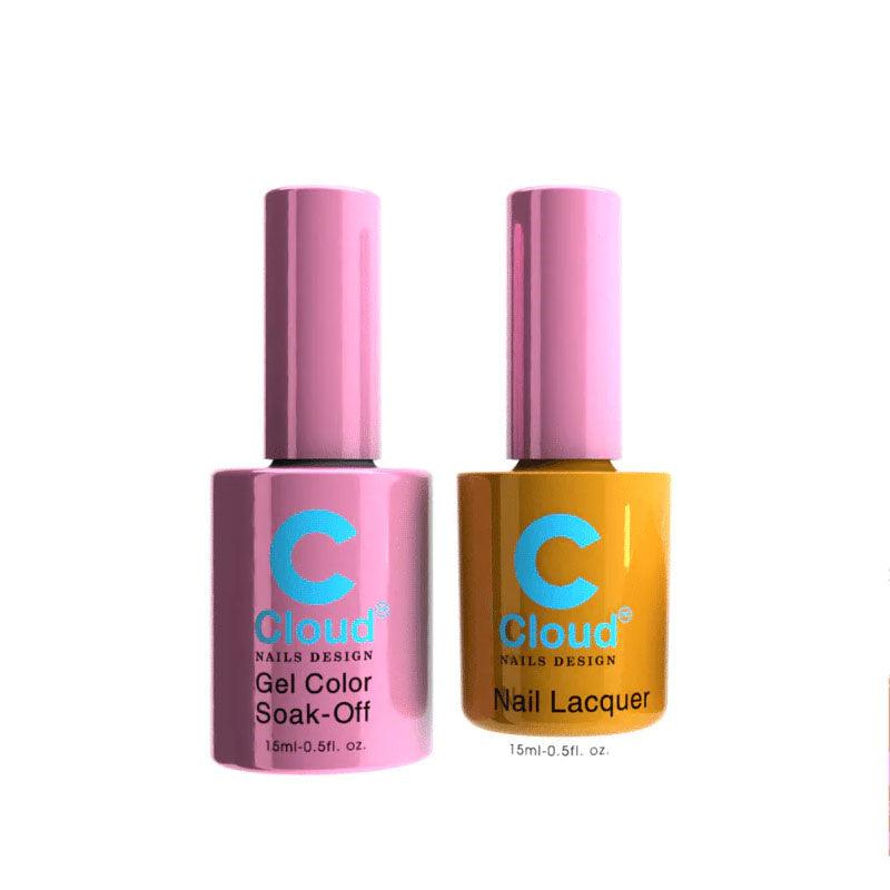 Chisel Cloud Florida #114 gel and matching nail lacquer bottle pair