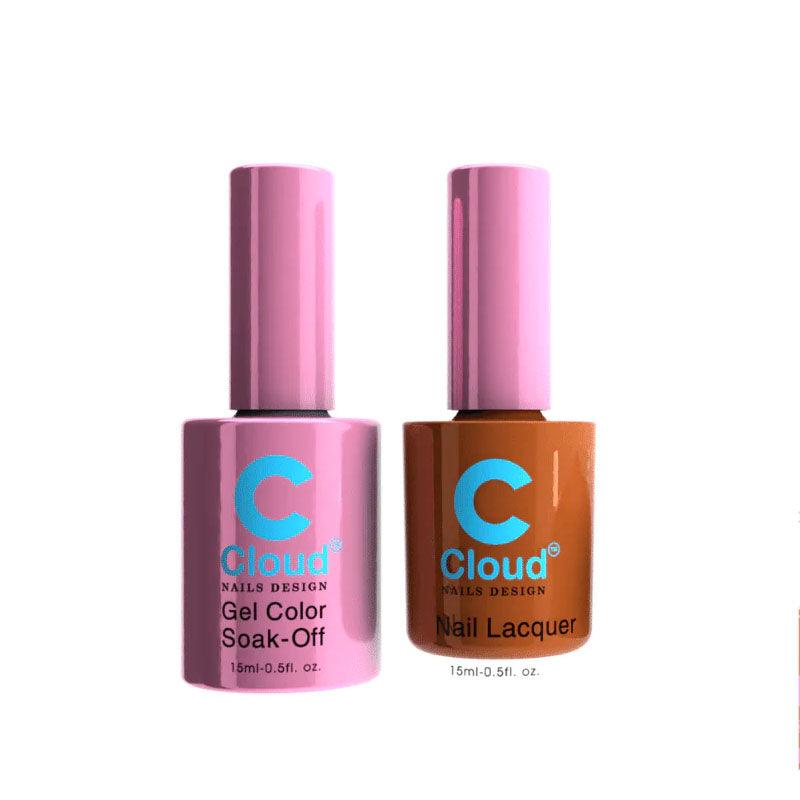 Chisel Cloud Florida #115 gel and matching nail lacquer bottle pair