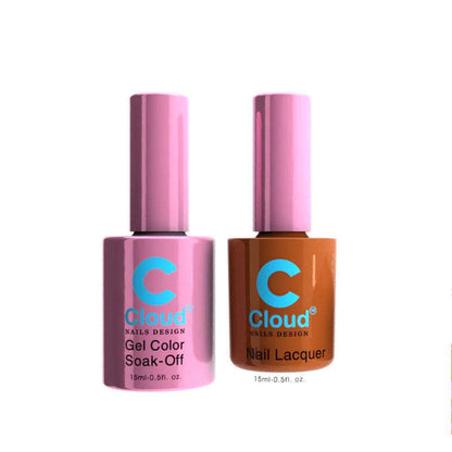 Chisel Cloud Florida #115 gel and matching nail lacquer bottle pair