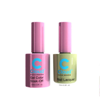 Chisel Cloud Florida #117 gel and matching nail lacquer bottle pair