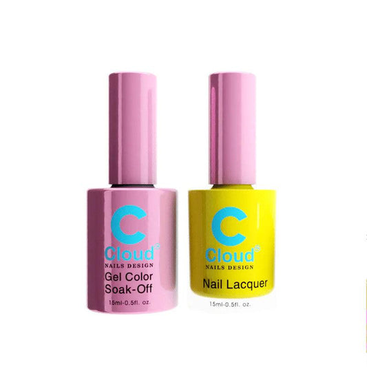 Chisel Cloud Florida #012 gel and matching nail lacquer bottle pair