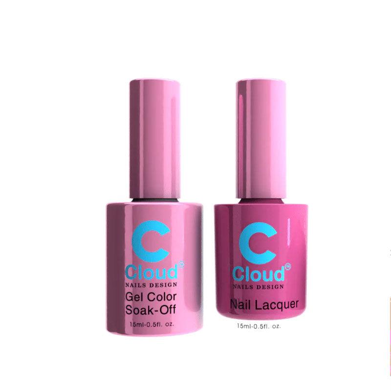 Chisel Cloud Florida #120 gel and matching nail lacquer bottle pair