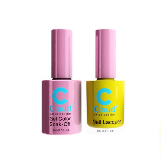 Chisel Cloud Florida #013 gel and matching nail lacquer bottle pair