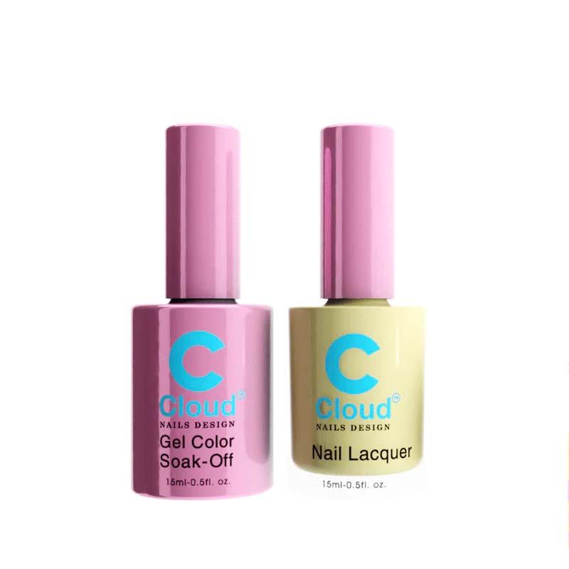 Chisel Cloud Florida #014 gel and matching nail lacquer bottle pair