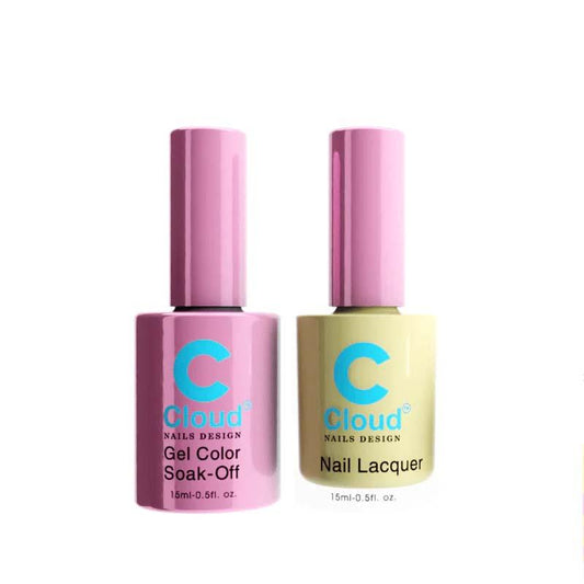 Chisel Cloud Florida #014 gel and matching nail lacquer bottle pair