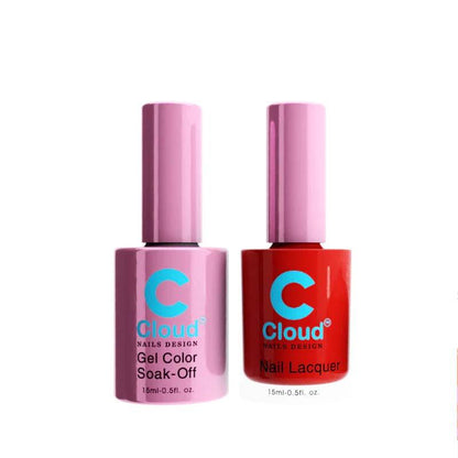 Chisel Cloud Florida #017 gel and matching nail lacquer bottle pair