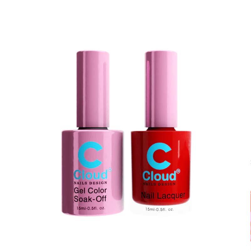 Chisel Cloud Florida #018 gel and matching nail lacquer bottle pair