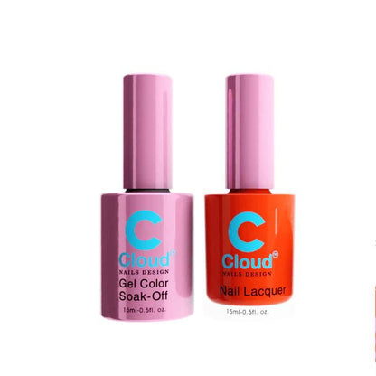 Chisel Cloud Florida #019 gel and matching nail lacquer bottle pair