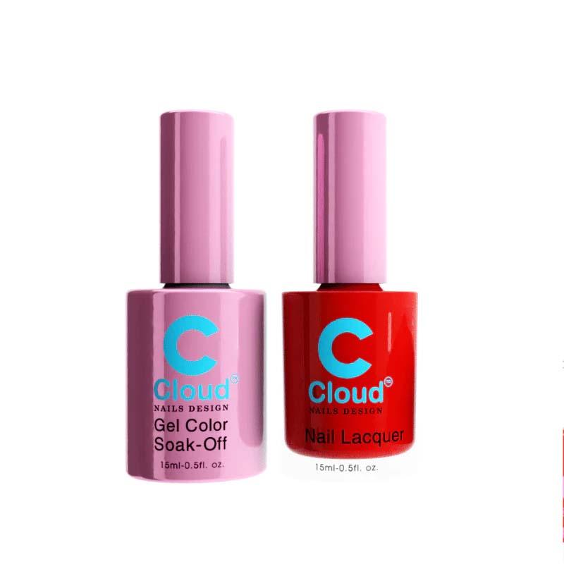 Chisel Cloud Florida #020 gel and matching nail lacquer bottle pair